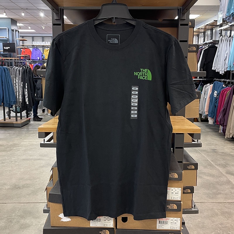 The NORTH FACE Áo Thun Cotton Ngắn Tay Thoáng Khí Thoải Mái Dành Cho Nam