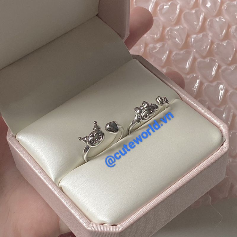 Nhẫn Bạc Hình Kuromi My Melody