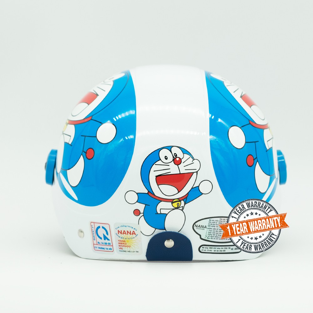 [CHÍNH HÃNG] Mũ Bảo Hiểm Trẻ Em Nana N120 Xanh Doraemon (Từ 3 tuổi đến 6 tuổi)