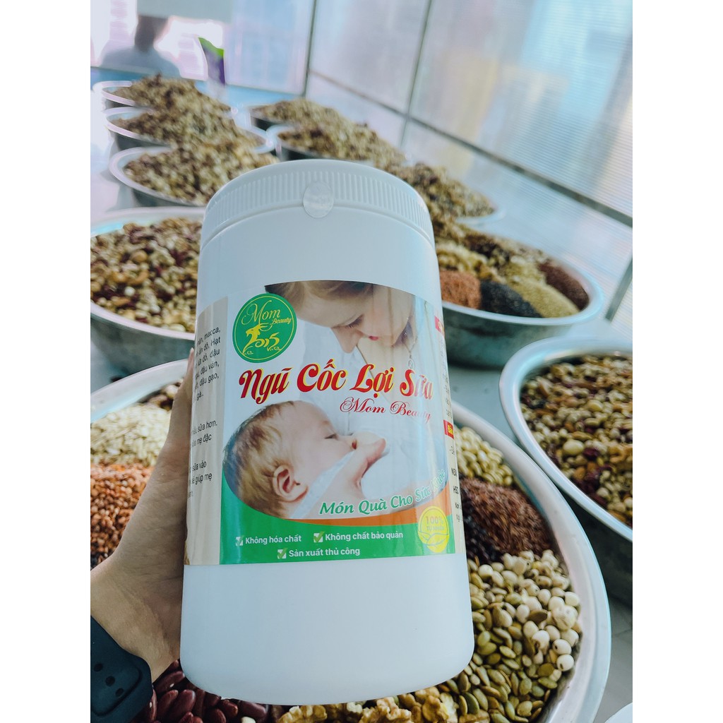 NGŨ CỐC MOMBEAUTY 25 LOẠI HẠT CAO CẤP - DINH DƯỠNG, BÀ BẦU, LỢI SỮA (500gr)