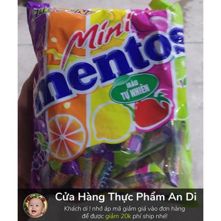 Kẹo nhai Mentos mini cầu vồng (48 thỏi)