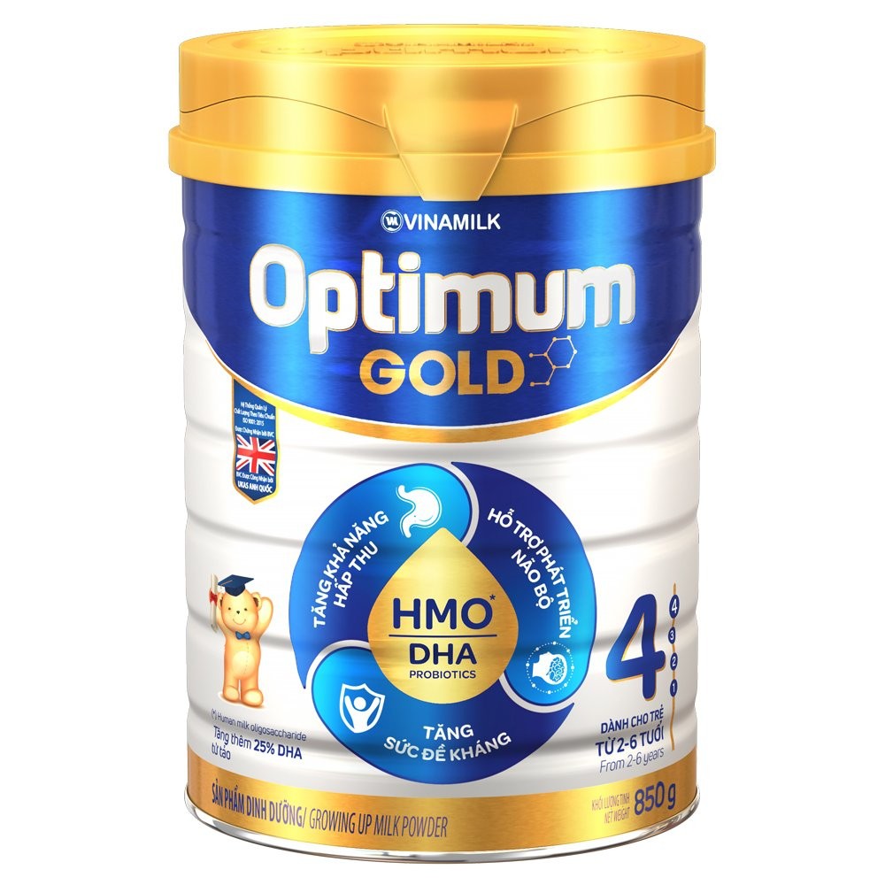 Sữa bột Vinamilk Optimum Gold 4 (850g)