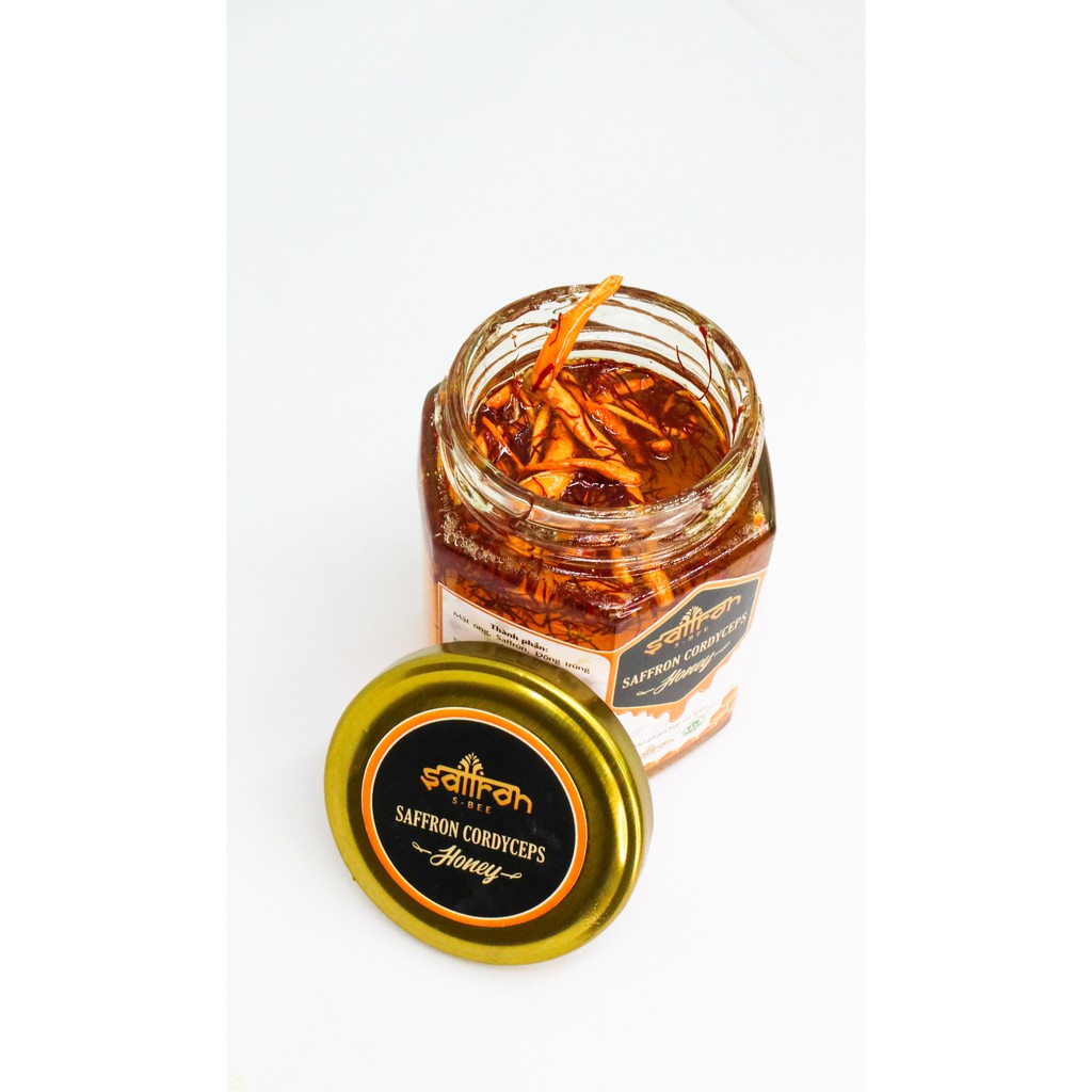 Saffron Cordyceps Honey - Mật Ong Saffron Đông Trùng Hạ Thảo 180ml/lọ thương hiệu Saffron Việt Nam