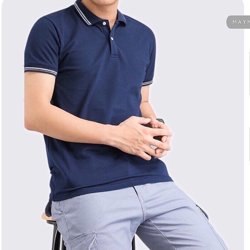 Áo Polo Nam VICENZO Trơn Tay Ngắn Vải Cá Sấu Mềm Min Dễ Phối Đồ, Phù Hợp Mọi Lúc