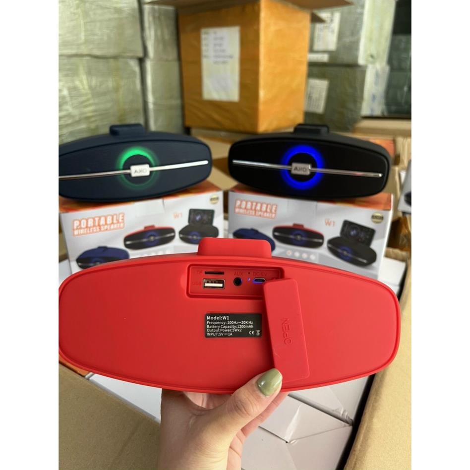 Loa bluetooth W1 W3 mới nhất 2 loa đèn leb công suất lớn không dây âm thanh siêu hay bass mạnh bh 1 đổi 1 hđ