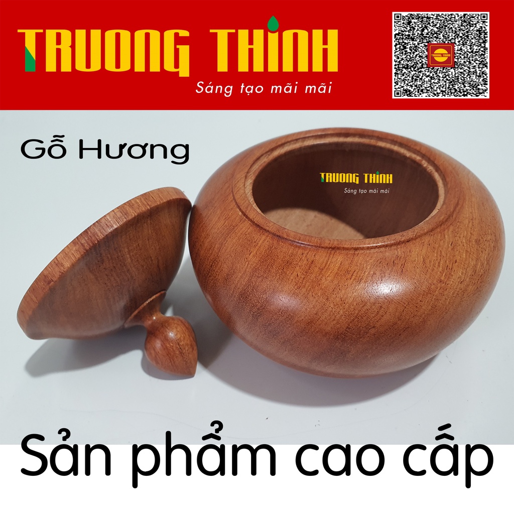 Lọ Hộp Đựng Đa Năng Gỗ Hương Đẹp Tiện Dụng và Sang Trọng Trường Thịnh