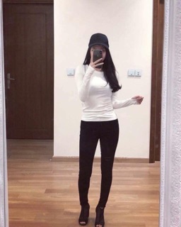 Áo thun lụa xỏ ngón tay (Kèm ảnh thật)
