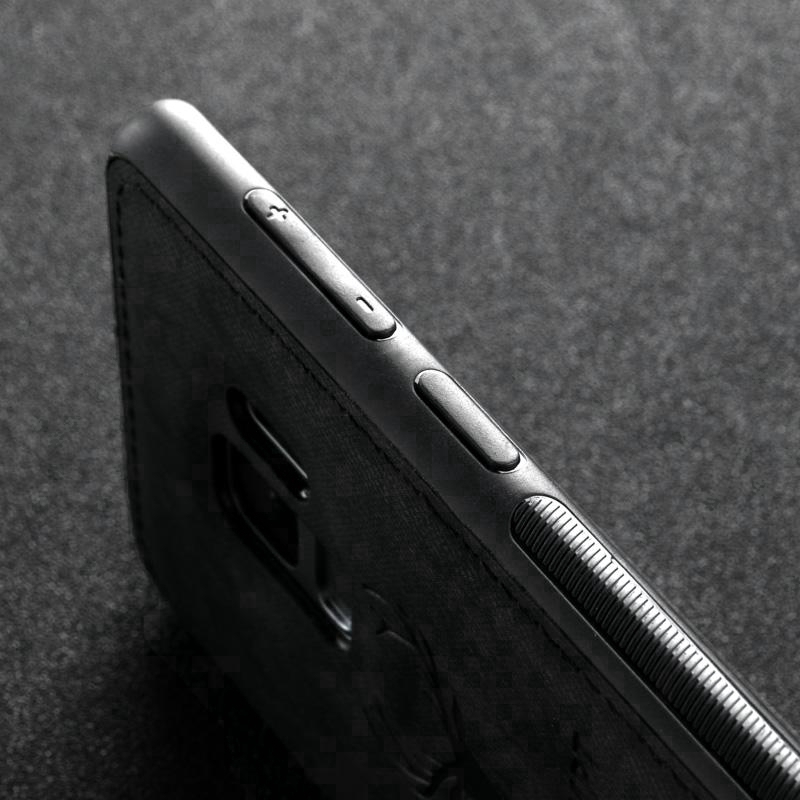 Ốp điện thoại mềm in hình đầu nai cho Samsung Galaxy S9 / S9 Plus /J3 J5 J7 Pro 2017