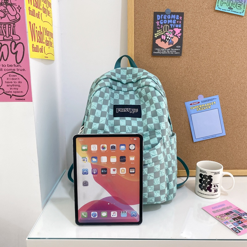 Ba Lô đi học ulzzang Cặp sách Học Sinh Phong Cách Harajuku Hàn Quốc FT7097