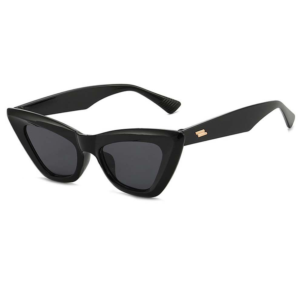 Kính Mát Hình Tam Giác Chống Tia UV Họa Tiết Da Báo Thương Hiệu WMES15H Sang Trọng