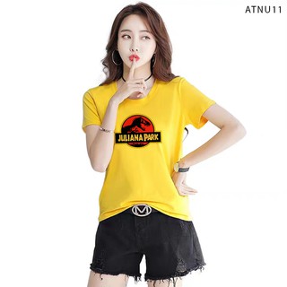 [ÁO NỮ HOT]ÁO THUN NỮ HAY NHÓM IN HỌA TIẾT KHỦNG LONG CỰC XINH SIÊU HOT ĐỦ MÀU ĐỦ SIZE - ATNU11