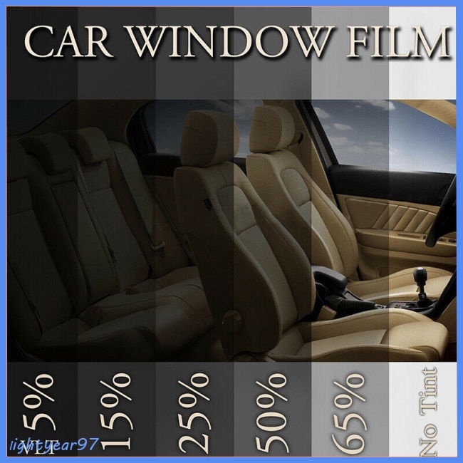 Tấm Phim Vinyl 25% VLT Dán Kính Cửa Sổ Xe Hơi / Nhà Cửa