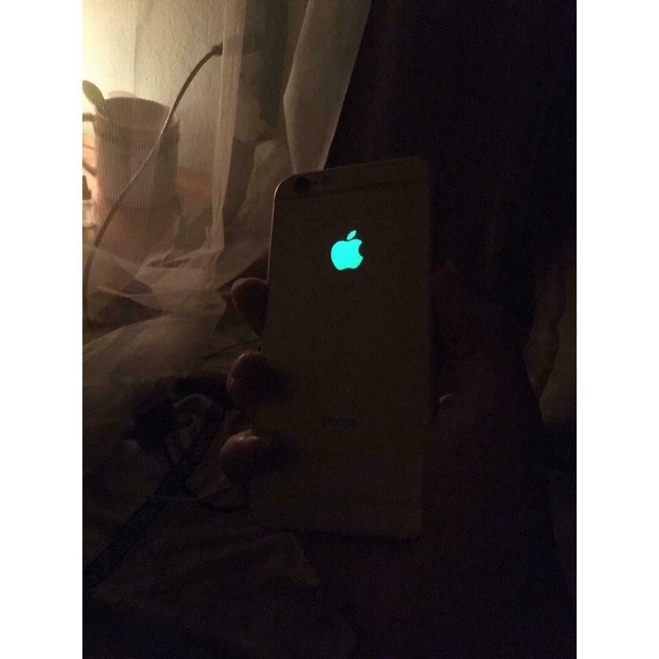MYOM ETDD Logo táo dạ quang phát sáng cho iPhone 44