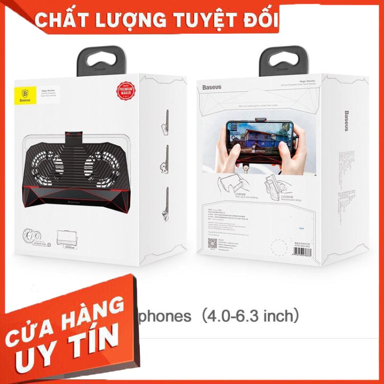 [ SIÊU PHẨM ] - TAY CẦM TẢN NHIỆT BASEUS GAMES - tích hợp pin dự phòng 2000 mAh.