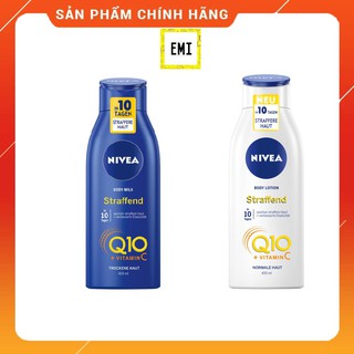 Kem Dưỡng Thể Nivea Q10+ vitamin C giúp dưỡng ẩm, chống lão hóa và làm trắng -Xách Tay Đức