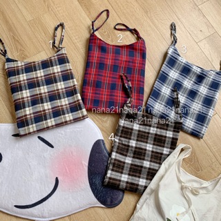 Váy yếm kẻ caro(nhiều màu)
