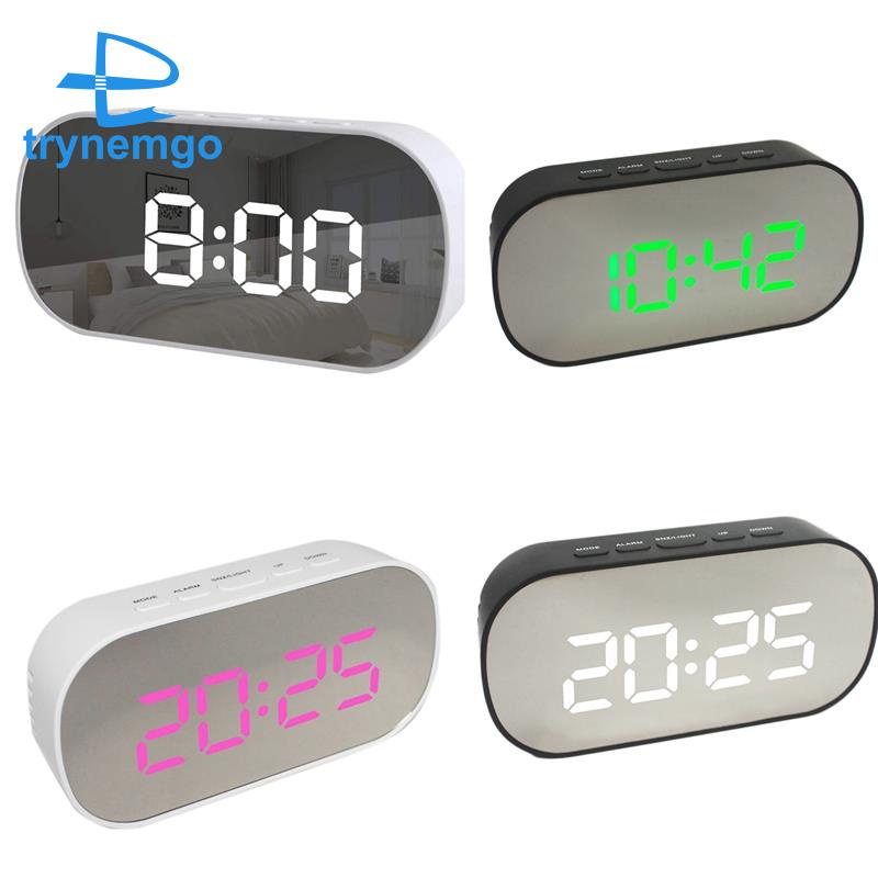 Đồng Hồ Báo Thức Điện Tử Để Bàn Tích Hợp Đèn Led Tiện Dụng