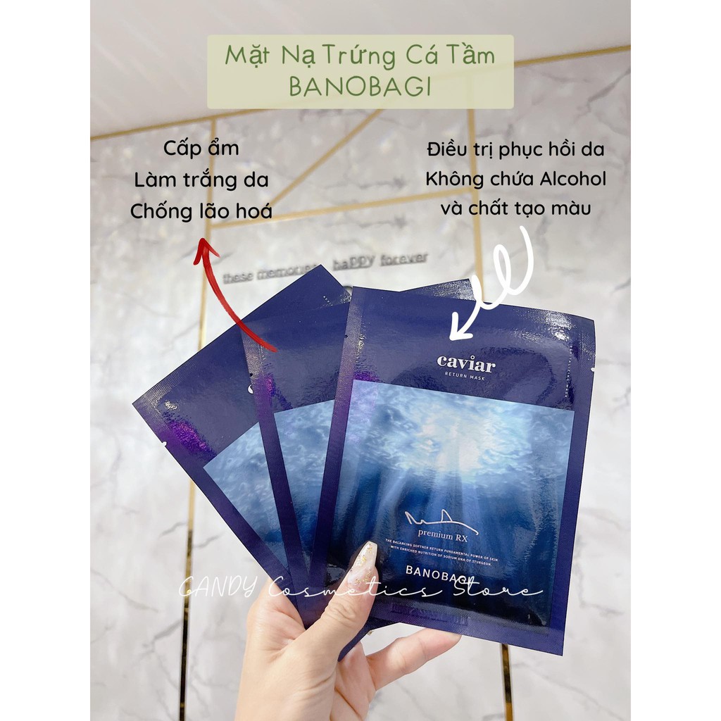 Mặt Nạ Dưỡng Da Cao Cấp BANOBAGI CAVIAR RETURN Mask (Hộp 10 Miếng) | Shopee  Việt Nam