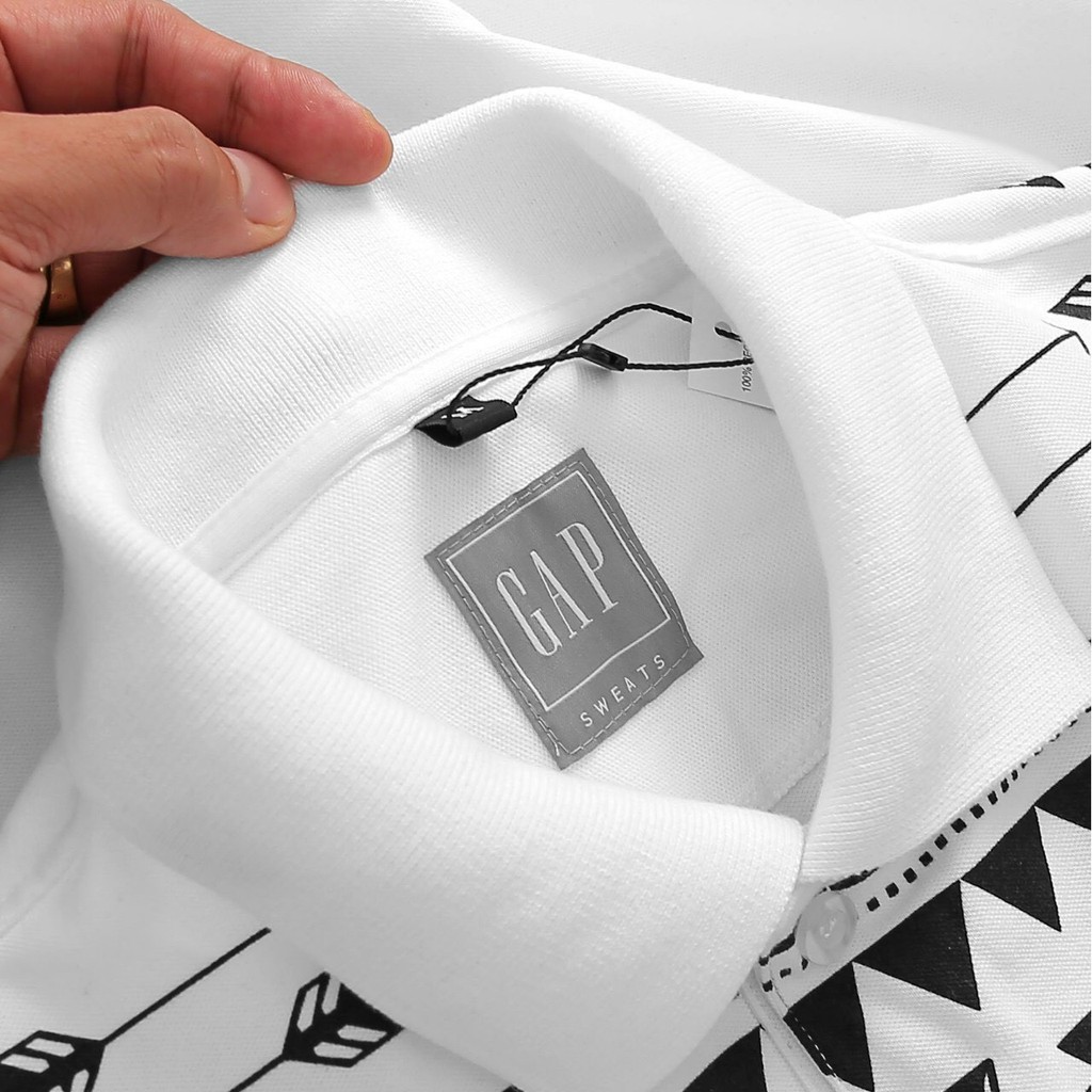 Áo polo nam họa tiết trung niên GAP001 3M, cotton cao cấp, chuẩn chính hãng - Áo thun nam big size 100Kg 3XL 4XL | BigBuy360 - bigbuy360.vn