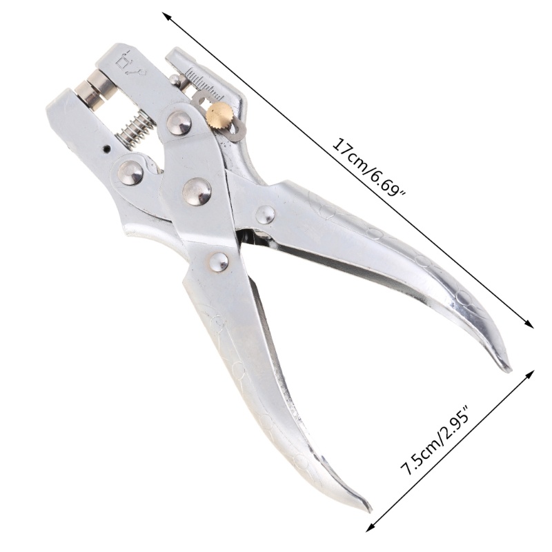 Kìm Đục Lỗ Thắt Lưng Da Kèm 100 Đinh Tán Chuyên Dụng