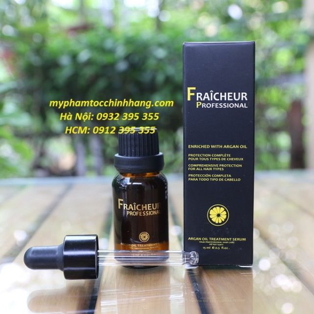 (Sale) Tinh dầu dưỡng tóc Fraicheur argan chính hãng công ty 50ml - 100ml