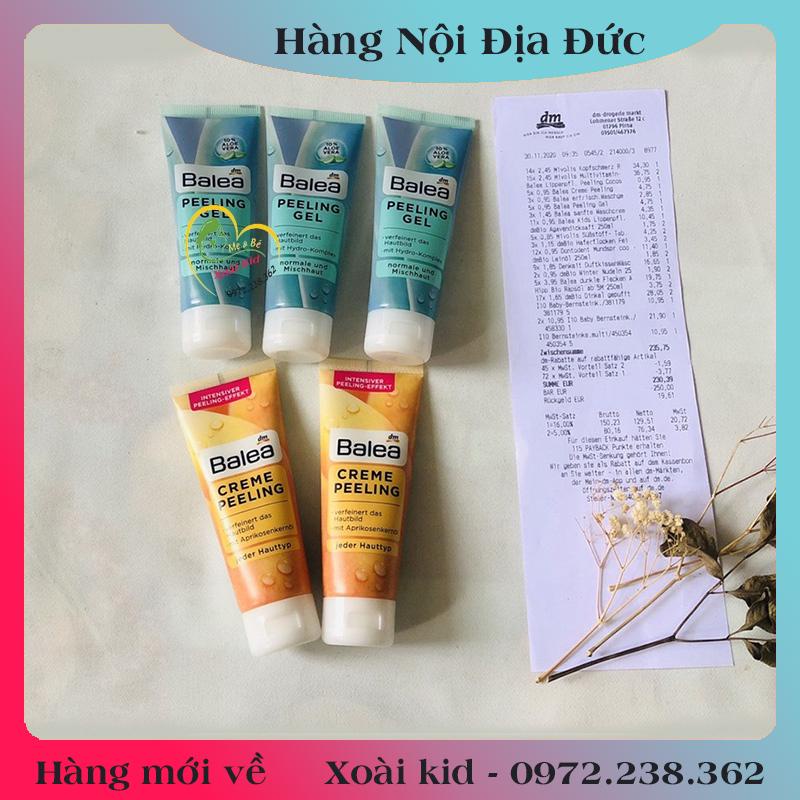 [auth] [Hàng nội địa Đức Đủ Bill]Tẩy da chết mặt Balea 75ml [Hot]