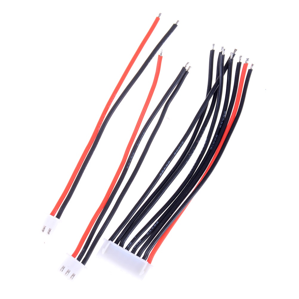 Dây Cáp Sạc Cân Bằng 2 / 3 / 4 / 5 / 6 / 7 / 8 / 9 / 10s 1p 22 Awg Bằng Silicon Chất Lượng Cao