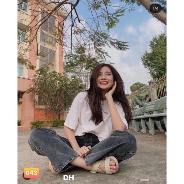 quần jeens bò ống rộng khói | BigBuy360 - bigbuy360.vn