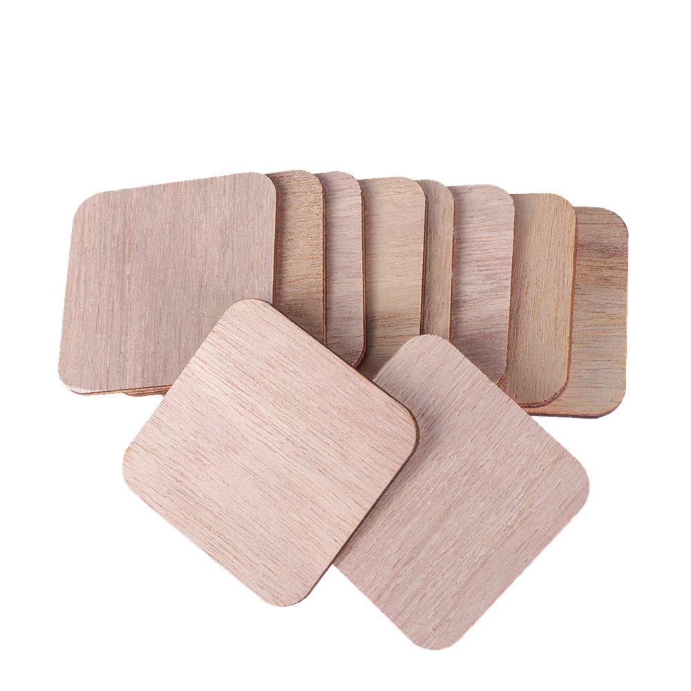 Bộ 10 Ngôi Sao Bằng Gỗ Tự Nhiên Dùng Trang Trí Sổ Tay