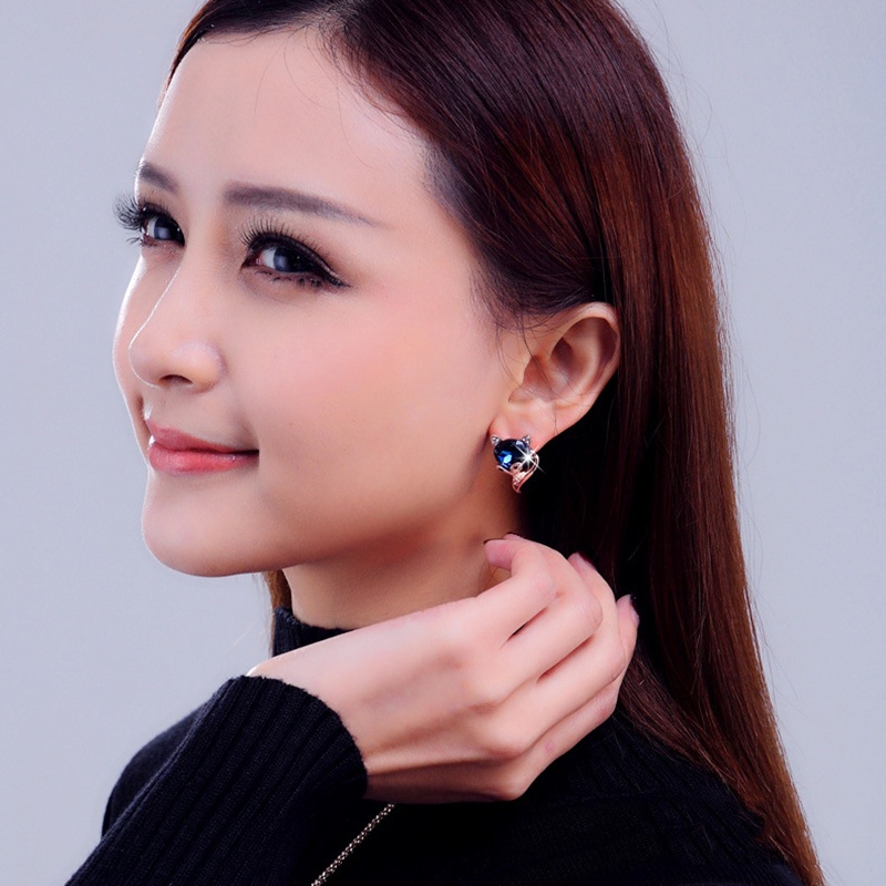 Khuyên tai bạc 925 nhiều kiểu dáng tùy chọn thời trang Hàn Quốc cho nữ Ed013