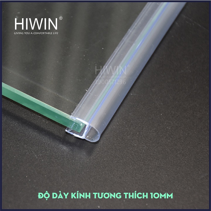 Combo 2 gioăng (ron) chắn nước nhà tắm chữ H, Y, A, F, gioăng lá 135 độ dùng cho kính 10mm HIWIN