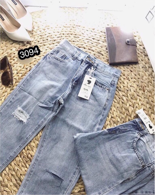 ⚡️Quần Baggy Jeans Rách - 3094