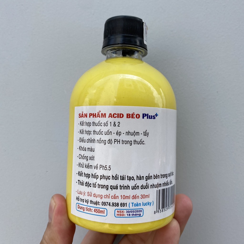 Sản phẩm hỗ trợ hóa chất Axit béo Plus+ 450ml