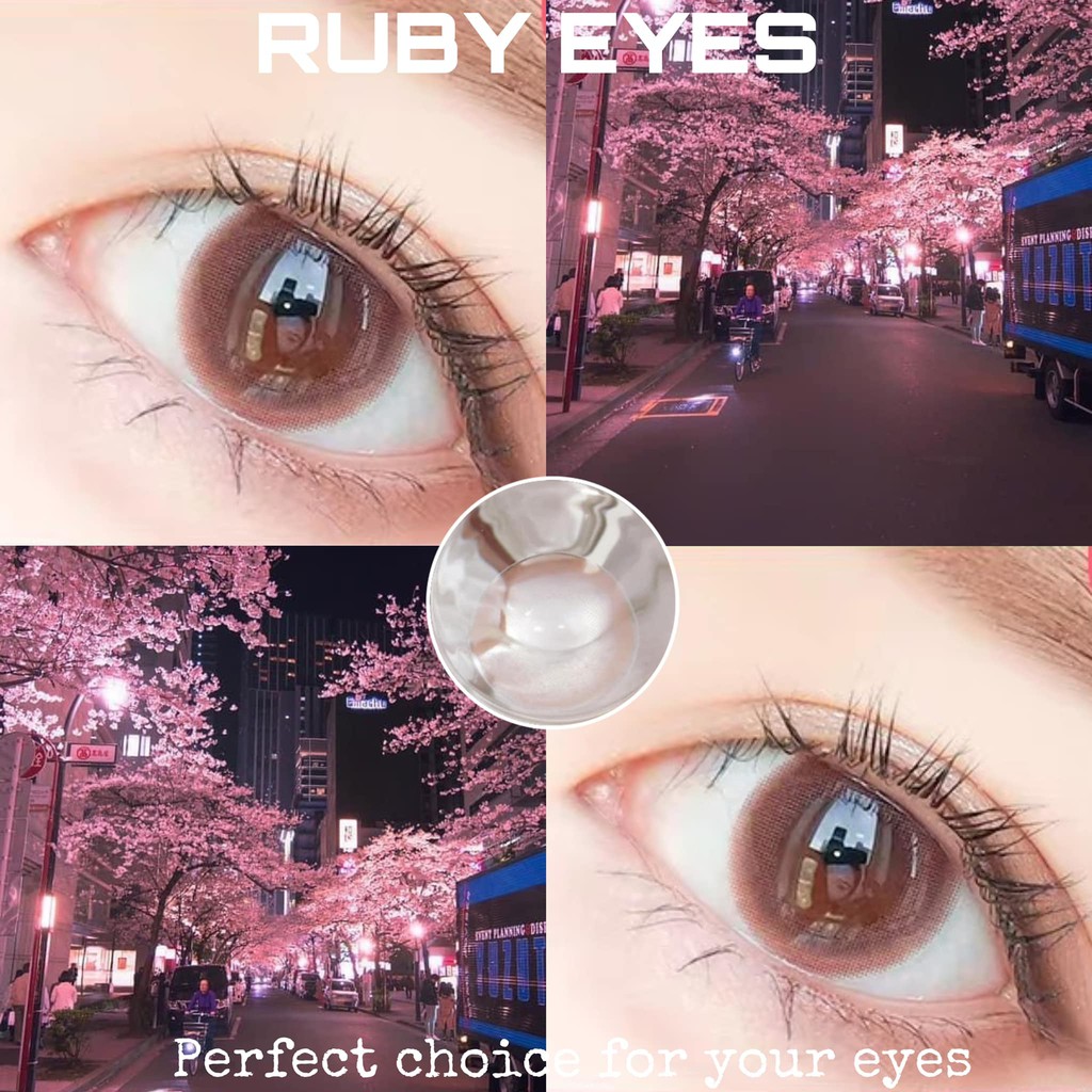 Tổng hợp 14 mẫu lens RUBY Eyes Nâu hot nhất