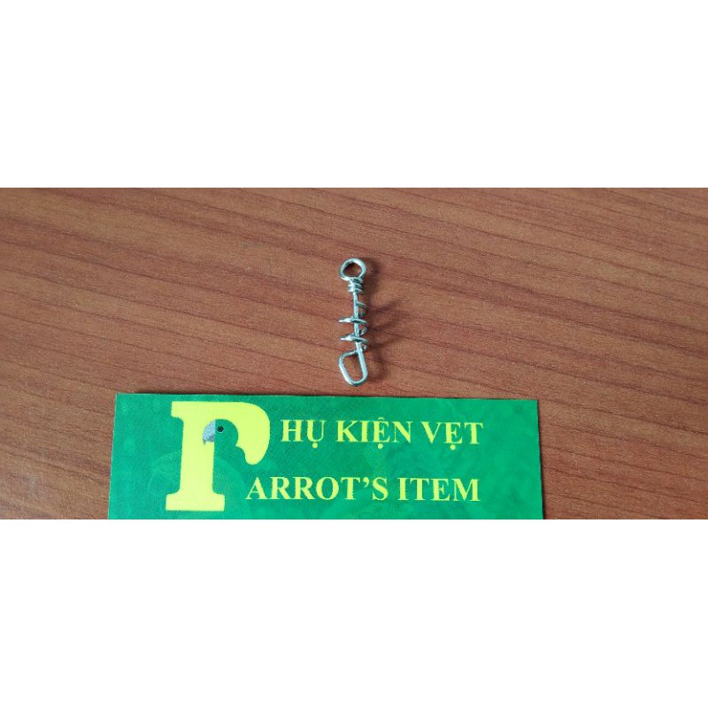 1 CÁI MÓC GÀI XÍCH CHÂN DẠNG XOẮN SIÊU CHẮC CHẮN (INOX CAO CẤP)