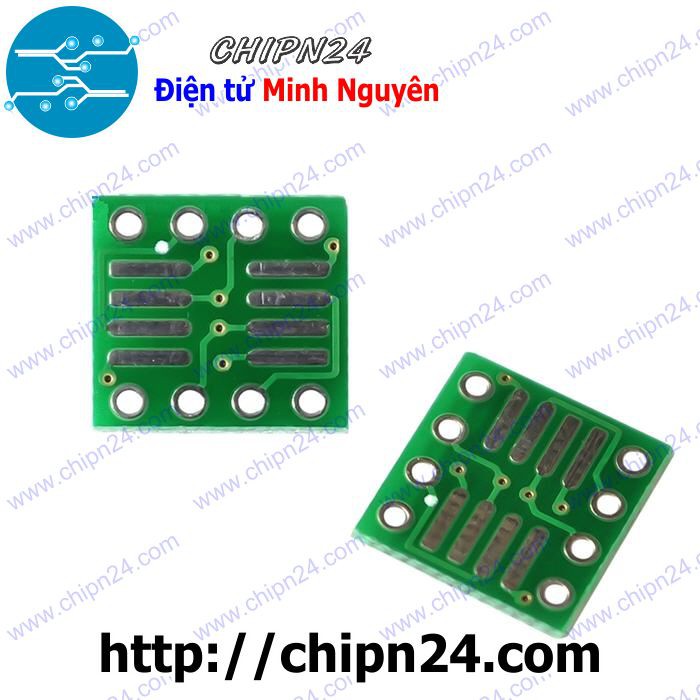 [2 CÁI] Đế chuyển SOP8 SOIC8 sang DIP8 (PCB chuyển, Mạch chuyển)