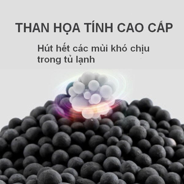 Hộp Khử Mùi Tủ Lạnh Than Tre Hoạt Tính Kháng Khuẩn, Khử Mùi Hôi Tanh Trong Tủ Lạnh