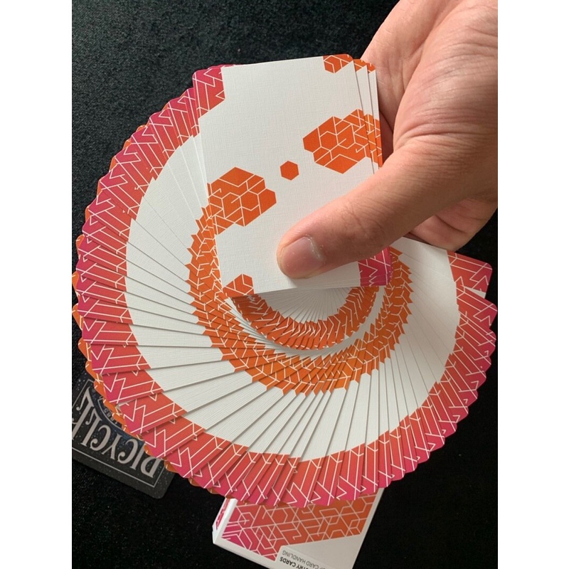 Bộ bài tây Cardistry NEON ORANGE BUMP V2 playing card