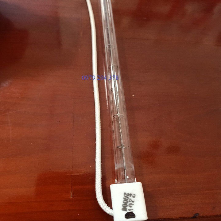 Bóng sưởi, sấy hồng ngoại halogen dài 780mm-220V-2000w