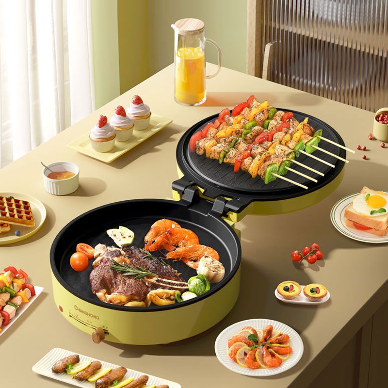 KAIMEIDI Electric cake stall household double-sided heating pancake machine non-stick pancake pan deepens and increases