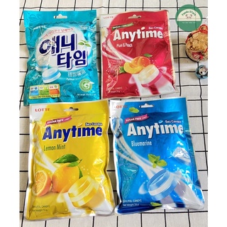 Kẹo bạc hà xylitol Lotte Anytime 60gr (Sugar free) - 4 vị