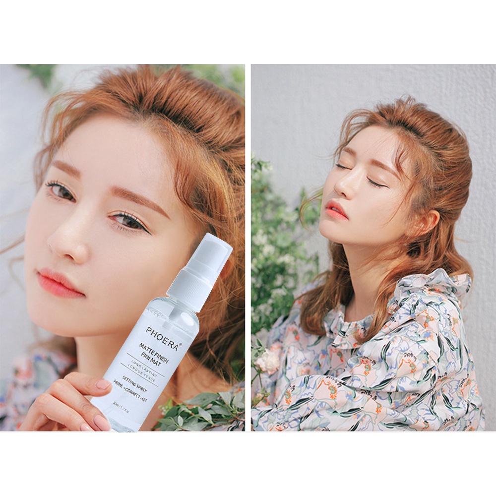 Xịt cố định lớp trang điểm PHOERA kiểm soát dầu hiệu quả và dưỡng ẩm lọ 50ml | BigBuy360 - bigbuy360.vn