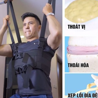 Đai kéo giãn cột sống _đai treo xà đơn back pain ( bảo hành 6tháng)