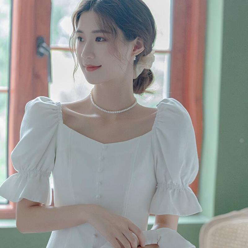 Vòng cổ choker đính ngọc trai nhân tạo thời trang cổ điển thanh lịch cho nữ