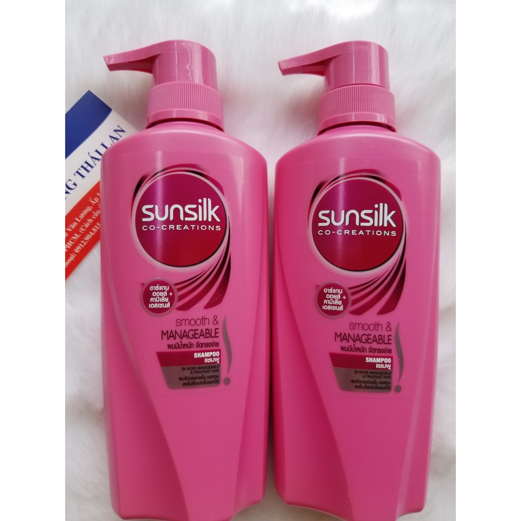 DẦU GỘI SUNSILK THÁI LAN - Màu Hồng