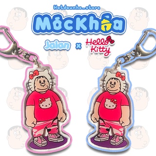 Móc khóa chaien hello kitty shizuka cơ bắp đô con lực điền đáng yêu phong cách anime dành cho cặp đôi, treo xe máy, balo