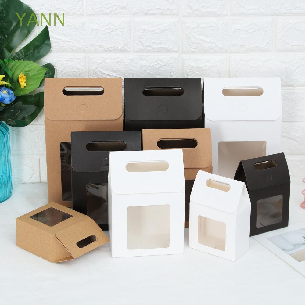 Bộ 6 túi giấy kraft phong cách cổ điển dùng cho trang trí đám cưới