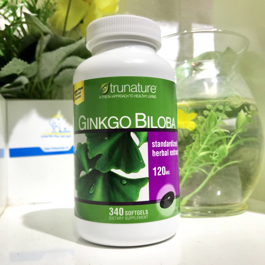 Viên Uống Bổ Não Ginkgo Biloba 120mg hàng USA- Chai 300 viên