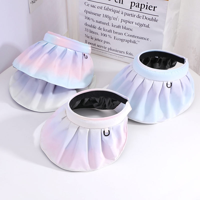 Mũ Hở Đầu Chống Tia UV Màu Chuyển Kiêm Băng Đô P2146