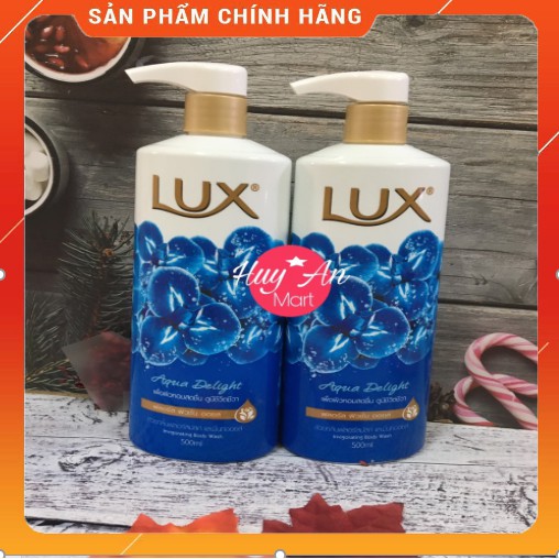 [ HÀNG CHÍNH HÃNG] Sữa tắm LUX Thái Lan màu xanh Aqua Delight 500ml